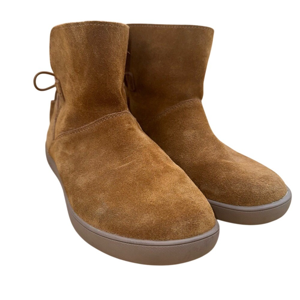 Koolaburra by UGG Skyller Chestnut Suede Ankle Boots, Women's Size 9, EUC - Picture 4 of 9